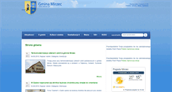 Desktop Screenshot of mirzec.pl